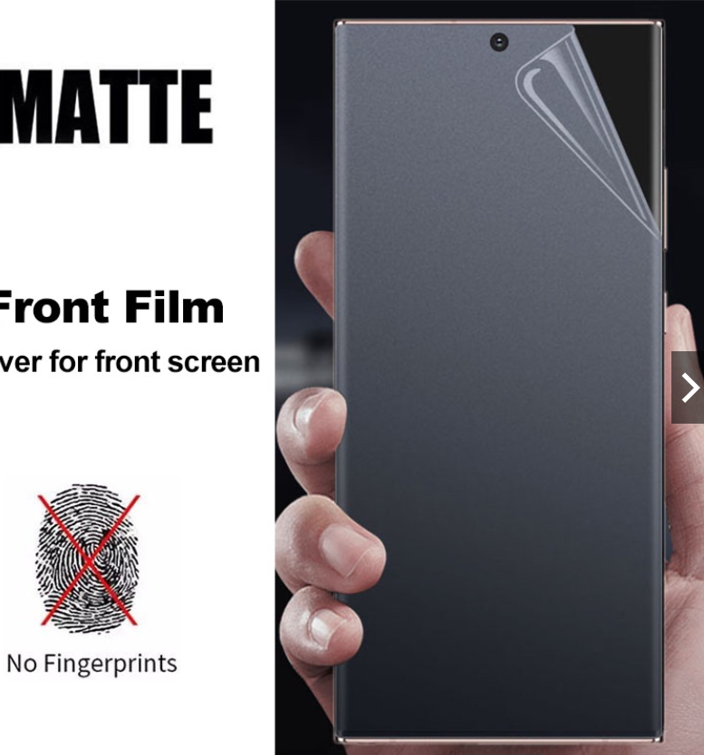 Front / Back Matte Hydrogel Film for Xiaomi Ｍi10 Mi11 Mi12 Mi (Note) 2 3 10 9 11 12 Lite 12T 11T 10T 9T Pro Anti-fingerprint Screen Protector